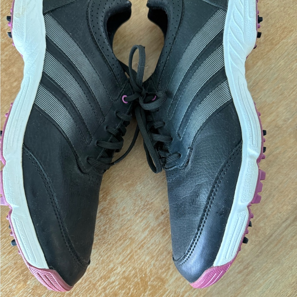 Adidas Women’s Sz 7.5 Response Light Golf Shoes Q47066 Black Purple - Picture 8 of 11